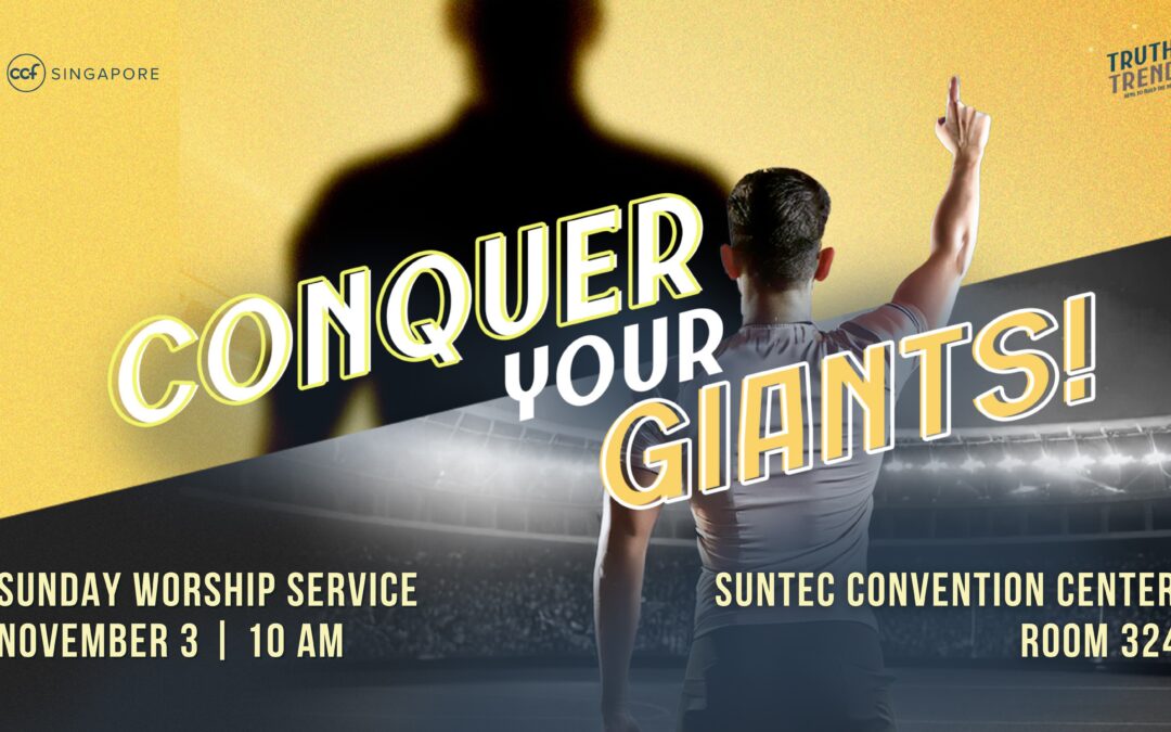 Let Jesus Conquer Your Giants