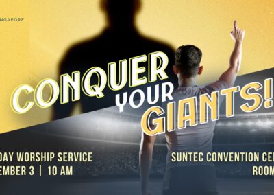 Let Jesus Conquer Your Giants